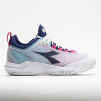 Diadora Speed Blushield Fly 4+ Clay Women's Tennis Shoes White/Blueprint/Pink