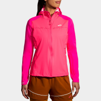 Brooks High Point Waterproof Jacket Women's Running Apparel Hyper Pink/Fuchsia