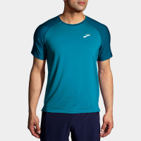 Brooks Atmosphere Short Sleeve 2.0 Men's Running Apparel Hyper Blue/Pacific