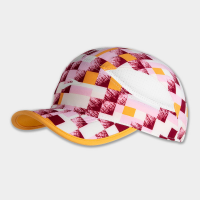 Brooks Chaser Hat Hats & Headwear Pace Check Print/Sun Glow