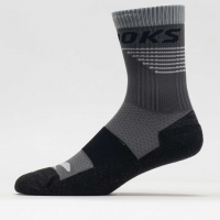 Brooks High Point Quarter Sock Socks Asphalt/Black