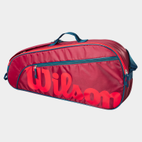 Wilson Junior 3 Pack Tennis Bags Red/Infrared