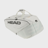 HEAD Pro X Racquet Bag XL 12 Pack Corduroy White/Black Tennis Bags