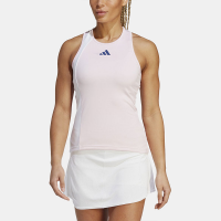 adidas Club Premium Tank 2023 Women's Tennis Apparel Clear Pink/White