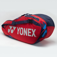 Yonex Pro 6 Pack Racquet Bag Scarlet Tennis Bags