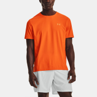 Under Armour ISO-Chill Laser Heat Short Sleeve Men's Running Apparel Team Orange
