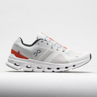 On Cloudrunner Men's Running Shoes Undyed White/Flame