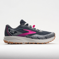 Brooks Divide 3 Women's Trail Running Shoes Ebony/Grey/Pink