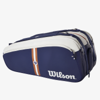 Wilson Roland Garros Super Tour 15 Pack Navy/White/Clay Tennis Bags
