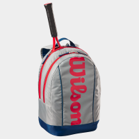Wilson Junior Backpack Tennis Bags Light Grey F03/Red-Blue