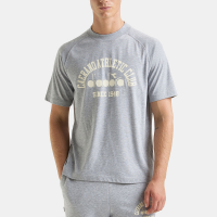 Diadora T-Shirt 1948 Athletic Club Unisex Running Apparel High Rise Melange