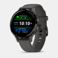 Garmin Venu 3s GPS Watch GPS Watches Slate with Pebble Gray Band