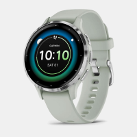 Garmin Venu 3s GPS Watch GPS Watches Silver with Sage Gray Band