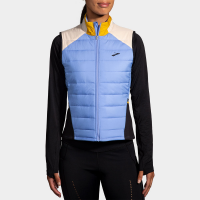 Brooks Shield Hybrid Vest 2.0 Women's Running Apparel Blue Lavender/Sundial/Black