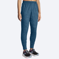 Brooks Luxe Jogger Women's Running Apparel Heather Moroccan Blue