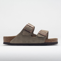 Birkenstock Arizon Suede Leather Narrow Unisex Taupe Sandals & Slides