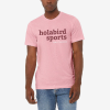 Holabird Sports Baltimore Tees Running Apparel Pink with Burgundy/White