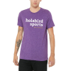 Holabird Sports Baltimore Tees Running Apparel Purple with White/Gold