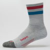 Feetures Elite Light Mini Crew Socks Socks Gray High Top Stripe