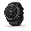 Garmin fenix 6 Pro Sapphire GPS Watch GPS Watches Carbon Gray with Black Band