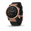 Garmin fenix 6s Pro Sapphire Premium Bands GPS Watch GPS Watches Rose Gold-tone with Heathered Black Nylon Band