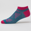 WrightSock Double Layer Coolmesh II Low Cut Women's Socks Socks Turquoise/Fuschsia