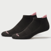 Babolat Invisible Socks 2 Pack Women's Socks Black/Geranium Pink