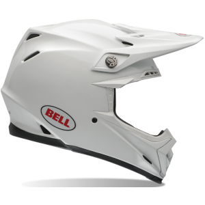 Bell - Moto-9 Carbon Flex Solid White Helmet