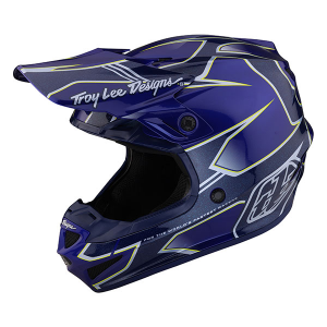 Troy Lee Designs - SE4 Polyacrylite Matrix MIPS Helmet