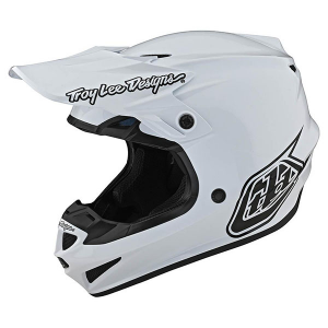 Troy Lee Designs - SE4 Mono White Polyacrylite Helmet