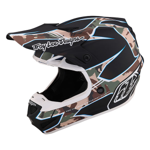 Troy Lee Designs - SE4 Polyacrylite Matrix Camo MIPS Helmet (Youth)