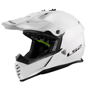 LS2 - Gate Solid White Helmet