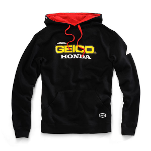 100% - Geico/Honda Base Hooded Pull-Over Sweatshirt