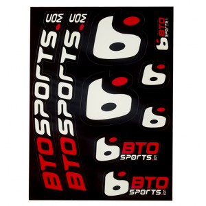 BTO Sports - Front Fender Sticker Sheet