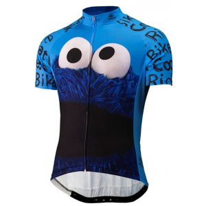 Cookie Monster Men's Cycling Jersey Sesame Street Small