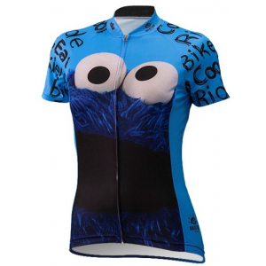 Cookie Monster Women's Cycling Jersey - Sesame Street-Medium