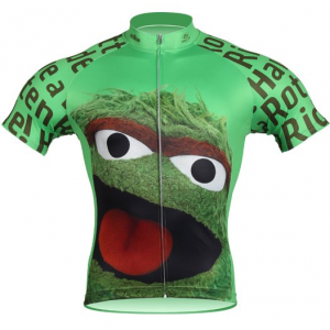 Brainstorm Gear Oscar the Grouch Cycling Jersey - Sesame Street-3XL