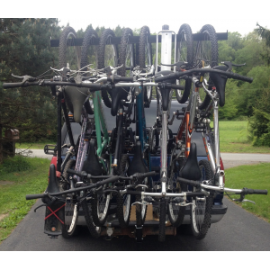 Drayton Hitch Mounted 8 Bicycle Hinged Bike Rack