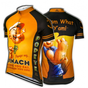 Popeye "I Y'am What I Y'am" Men's Cycling Jersey - Small