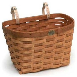Peterboro Large Woven Ash Bicycle Basket