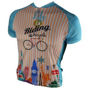 83 Sportswear Life Is Riding a Bicycle Women's Cycling Jersey