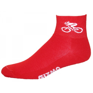 Gizmo Gear Red Bicycle Cycling Socks