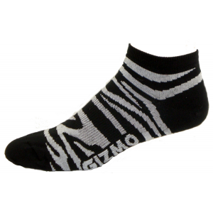 Gizmo Gear Zebra White / Black Cycling Socks