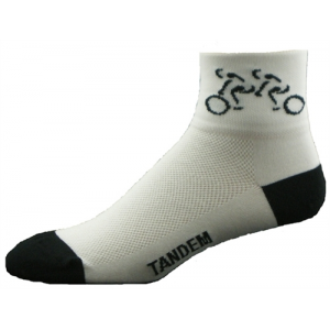 Gizmo Gear Tandem Bicycle Socks - White