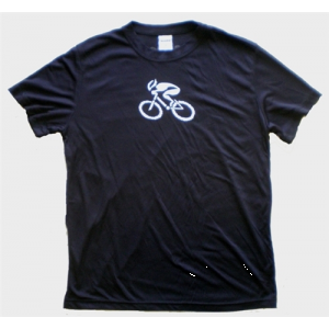 Gizmo Cycling G-Man Bicycle Tech Shirt - Black/White