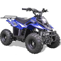 MotoTec Rex 110cc 4 Stroke Kids Gas ATV - Blue