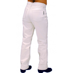 White Leather Pants for Women #LP710W