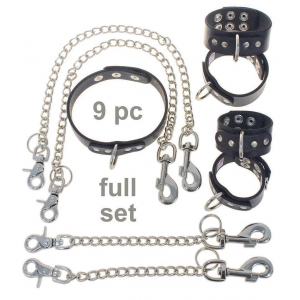 9 Piece Deluxe D-Ring & Chain Set #D509B