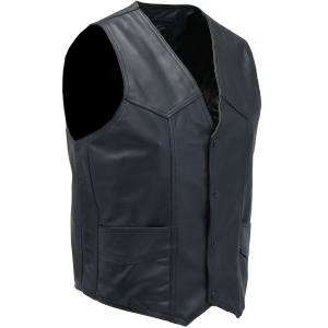 Men's Western Ultra Soft Lambskin Leather Vest #VML01