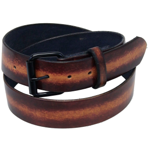 1975 Hand Made 8-9 oz Heavy Leather Stratocaster Belt #BT1975SUN